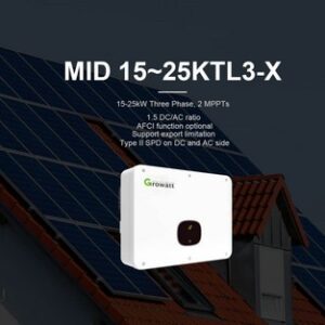 Inverter hoà lưới Growatt MID 15~25KTL3-X công suất 15-25kW 3 Pha