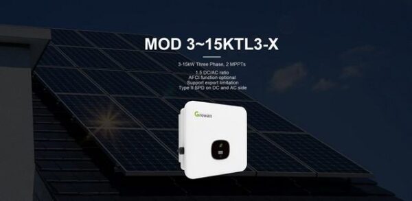 Inverter hoà lưới Growat MOD 3-15KTL3-X công suất 15kW 3 Pha