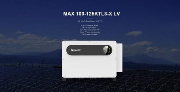 Inverter hoà lưới Growatt Max 100-125KTL3-X LV công suất 100-125kW 3 Pha