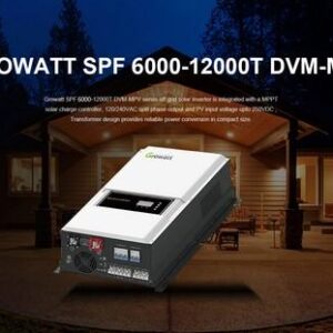 Inverter hoà lưới Growatt SPF 6000-12000T DVM-MPV