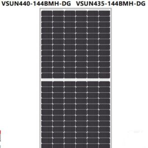Tấm pin năng lượng mặt trời Vsun450-144BMH-DG công suất 450W 