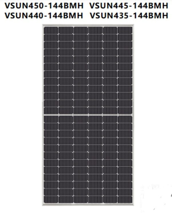 Tấm pin năng lượng mặt trời Vsun450-144BMMH công suất 450W