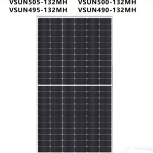 Tấm pin năng lượng mặt trời Vsun505-132MH công suất 505W 