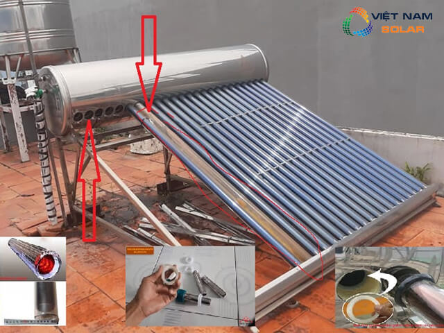 Sửa máy nước nóng năng lượng mặt trời như thế nào