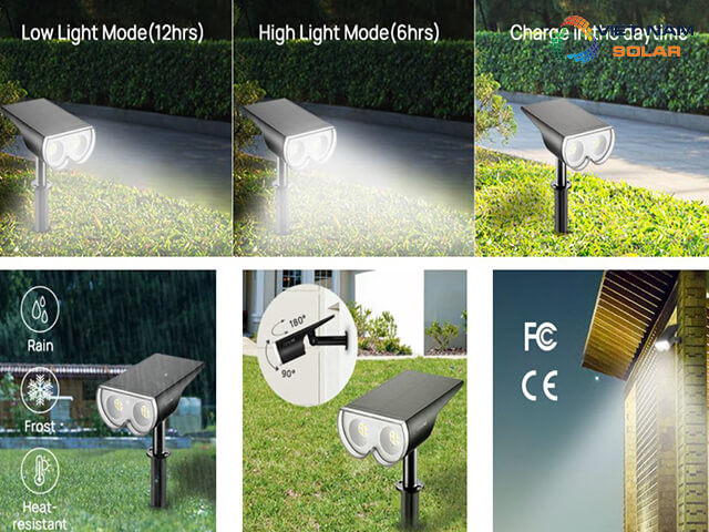 Top 2 đèn LED cắm đất Consciot - top mẫu đèn năng lượng mặt trời mini
