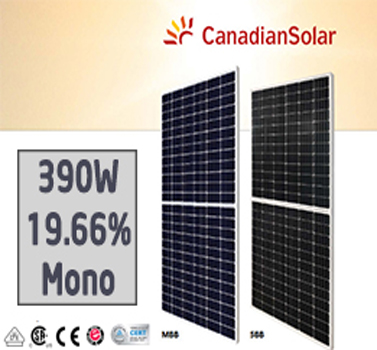 Pin năng lượng mặt trời Canadian 390W