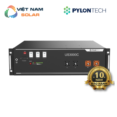 Pin Lưu Trữ Điện Lithium Pylontech 3KWH - US3000C