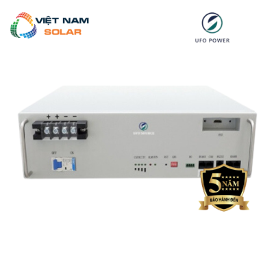 Pin Lưu Trữ Điện Lithium UFO 4.8KWH - U-P48100X-3U-White
