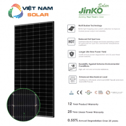 Tấm Pin NLMT Jinko Solar 550WP – 1 Mặt Kính [Giá Sỉ]