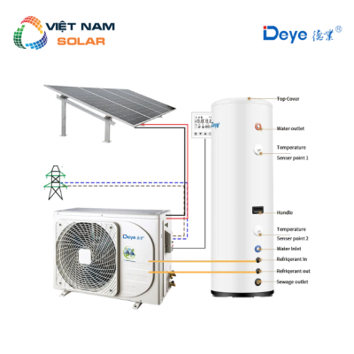 Máy Nước Nóng Năng Lượng Mặt Trời Hybrid ACDC Deye