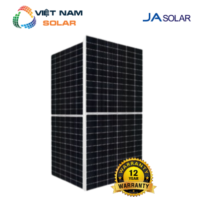 Tấm Pin NLMT JA 630WP n-type TOPCon 2 Mặt Kính Bifacial [Giá Sỉ]