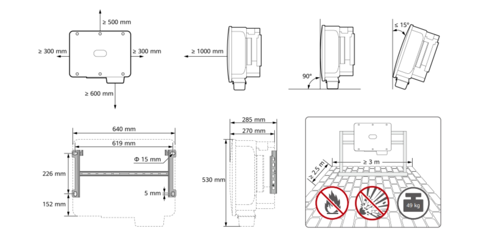 inverter hoa luoi huawei 50kw 3 pha bao hanh 5 nam sun2000 50ktl m3 3 1