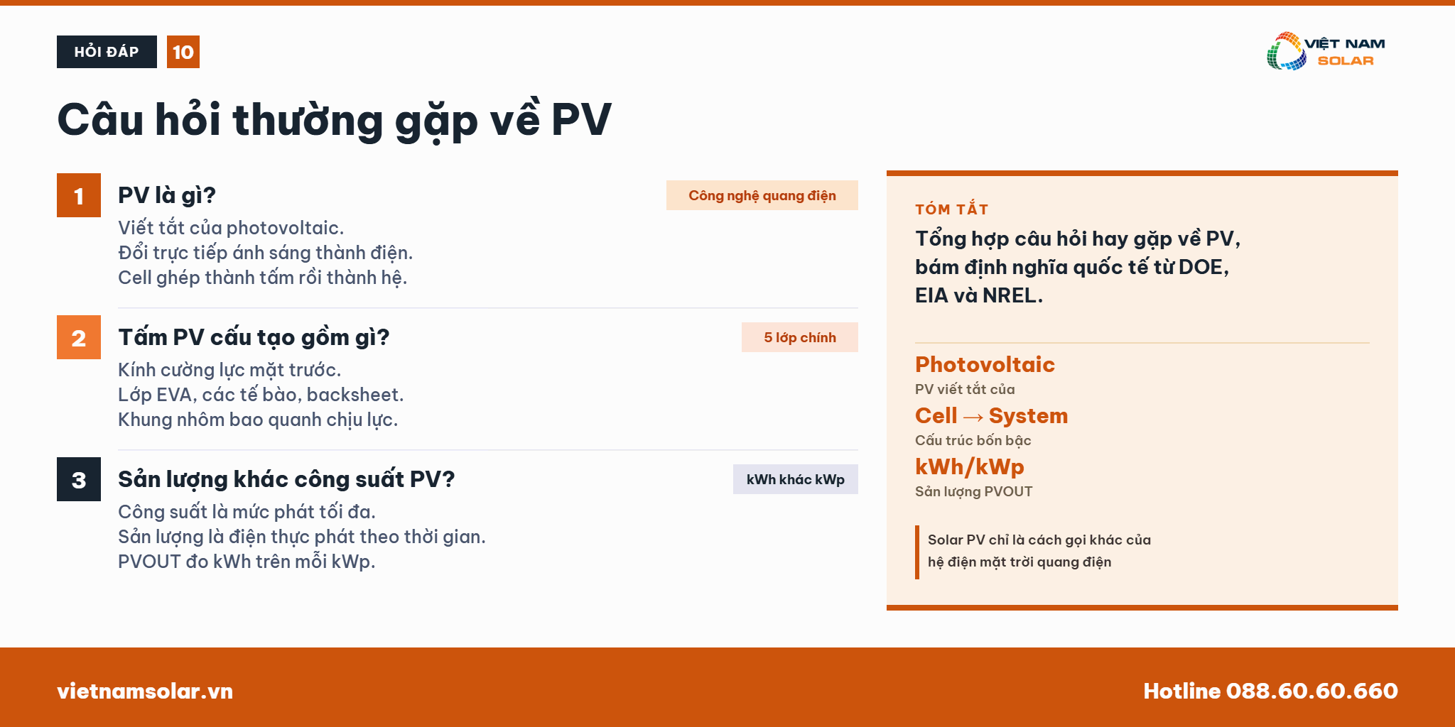 Photovoltaic - PV Là Gì? Khái Niệm, Nguyên Lý Và Ứng Dụng 35 Câu hỏi thường gặp về PV