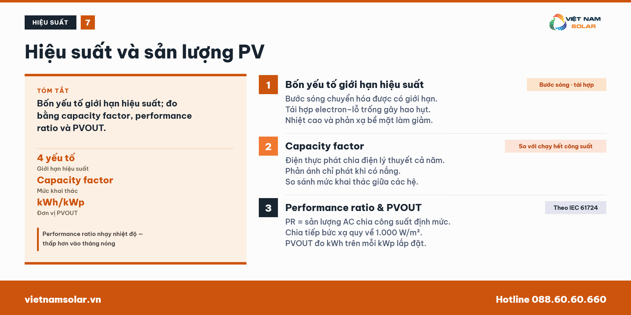 Photovoltaic - PV Là Gì? Khái Niệm, Nguyên Lý Và Ứng Dụng 32 Hiệu suất và sản lượng PV