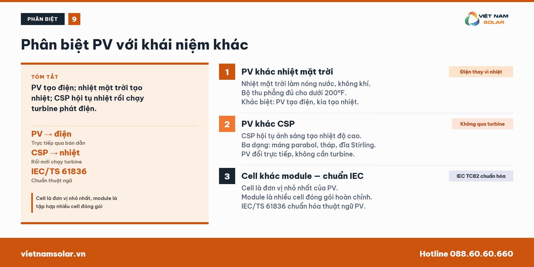 Photovoltaic - PV Là Gì? Khái Niệm, Nguyên Lý Và Ứng Dụng 34 Phân biệt PV với CSP nhiệt mặt trời