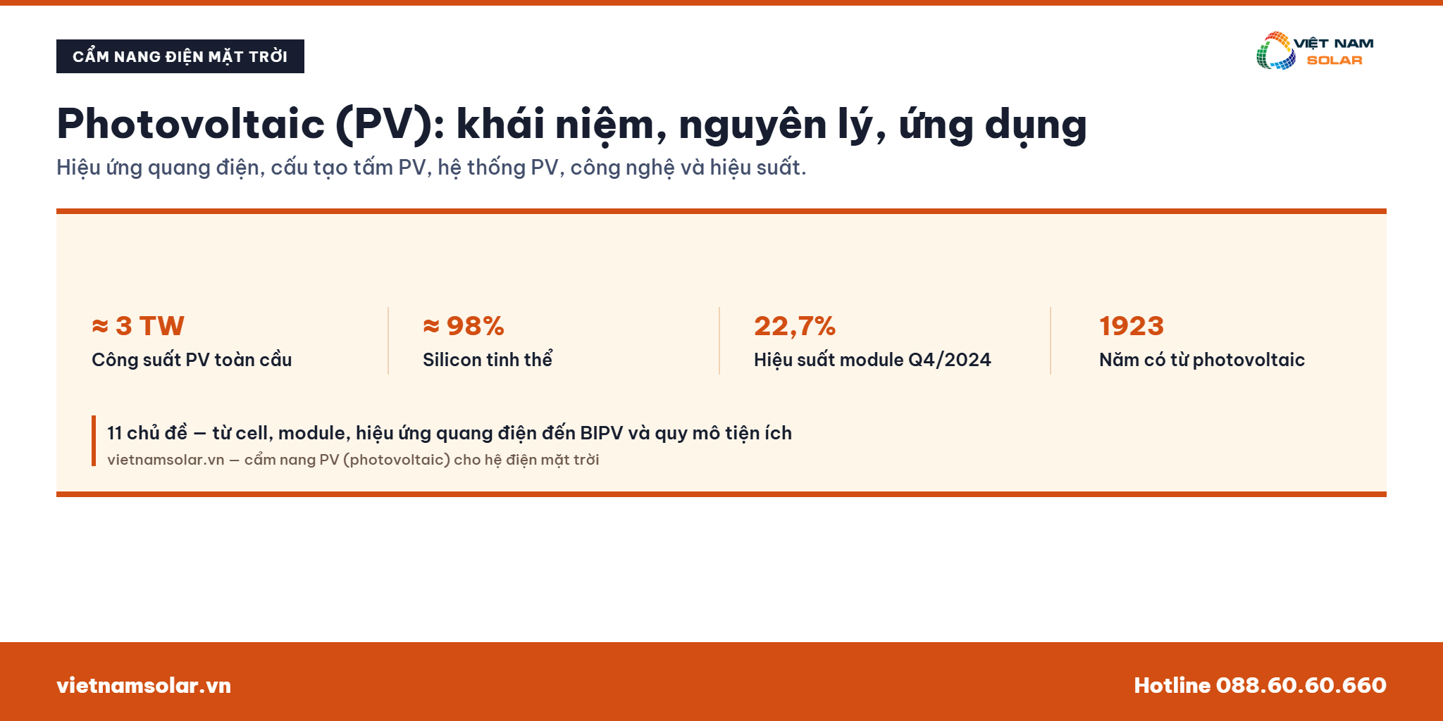 Photovoltaic - PV Là Gì? Khái Niệm, Nguyên Lý Và Ứng Dụng 25 Photovoltaic (PV) là gì? Tổng quan quang điện