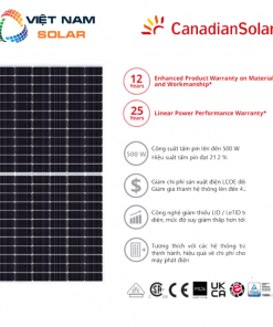 Tấm Pin Năng Lượng Mặt Trời Canadian Solar 450WP - HiKu6-CS6L-450MS
