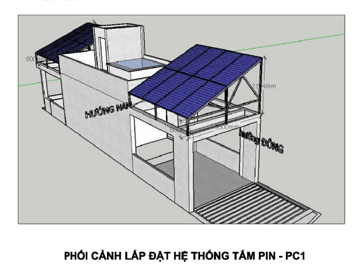 Hướng dẫn vẽ chi tiết bản vẽ thiết kế điện mặt trời
