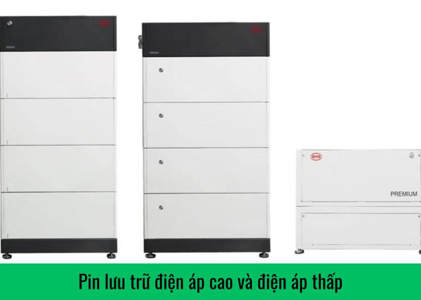So sánh pin lưu trữ điện áp cao và điện áp thấp cho điện mặt trời 05/2025