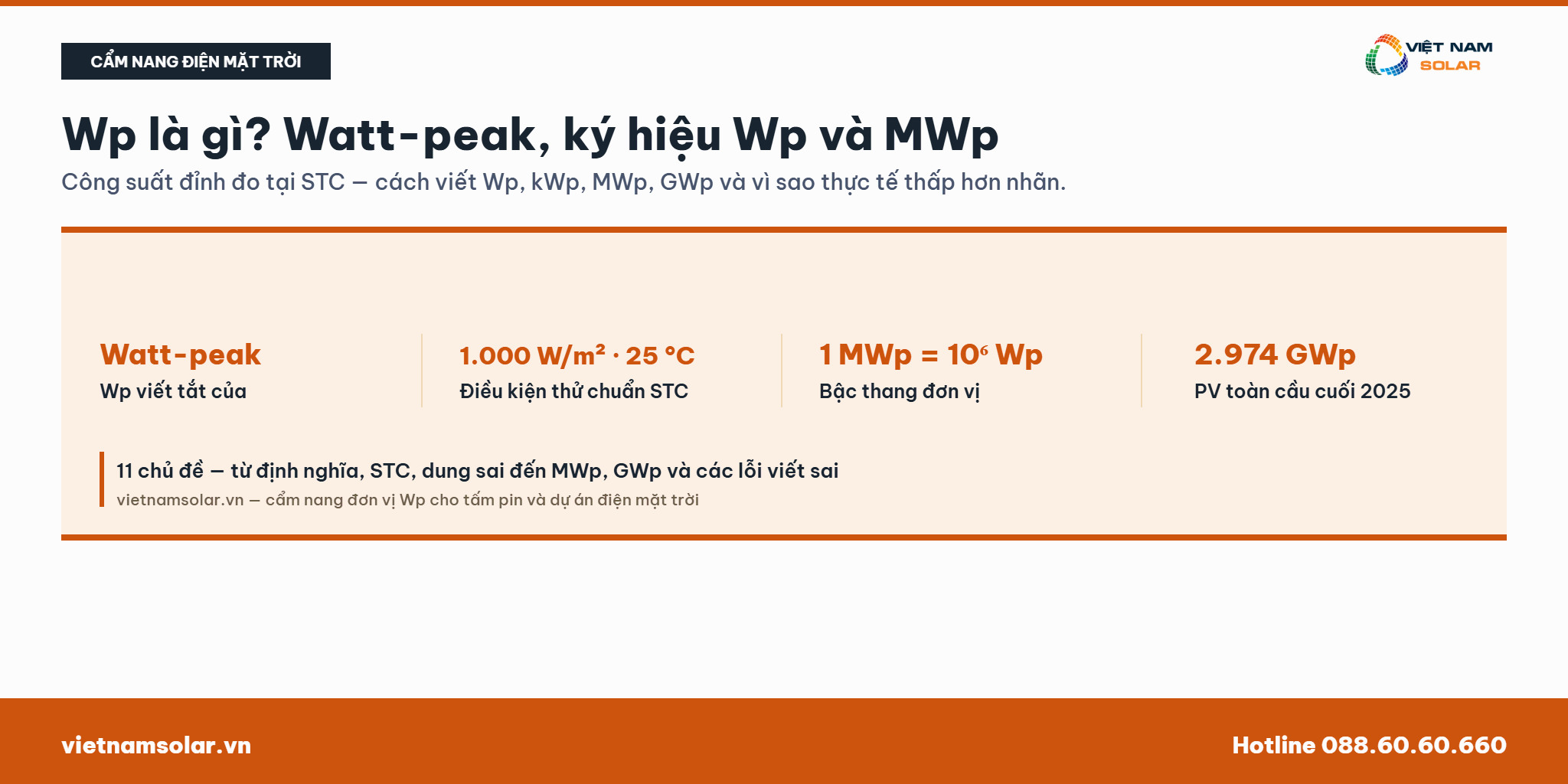 Watt-peak (WP) - KiloWatt-peak (KWP) Trong Điện Măt Trời 25 Tổng quan Wp watt-peak trong điện mặt trời
