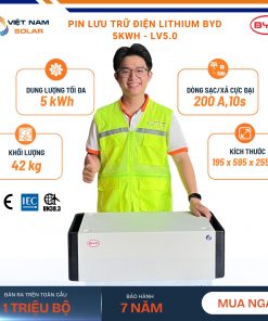 Pin Lưu Trữ Điện Lithium BYD 5kWh - LV5.0