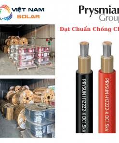 Dây Cáp Điện Solar Prysmian (ý) 4mm2, 1500VDC (Đen-Đỏ)