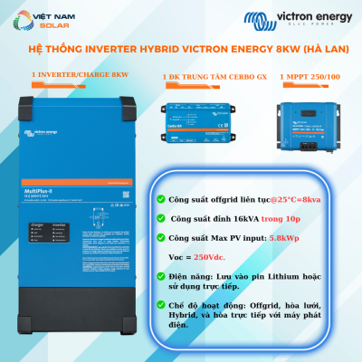 Inverter Hybrid Victron Energy 8kw 1 pha - Sản Phẩm Hà Lan