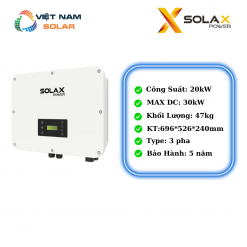 [Áp Cao] Inverter Hybrid SolaX 20KW 3 pha