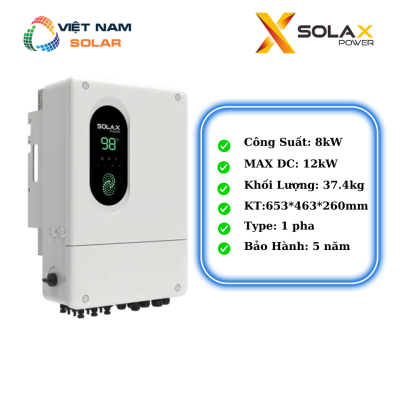 Inverter Hybrid SolaX 8KW 1 pha [Giá Sỉ]