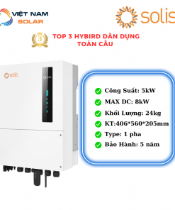 Inverter Hybrid Solis 5KW 1 pha [Giá Sỉ]