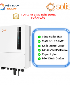 Inverter Hybrid Solis 8KW 1 pha [Giá Sỉ]