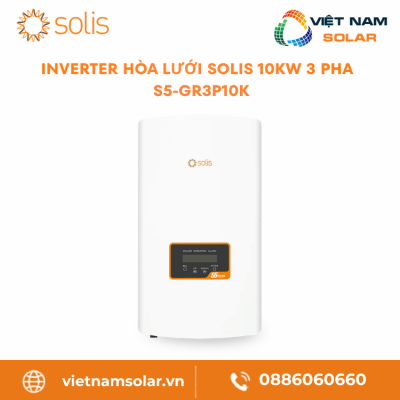 S5-GR3P10K - Inverter Hòa Lưới Solis 10KW 3 Pha