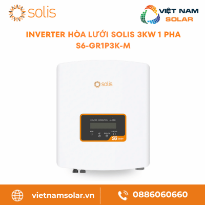 S6-GR1P3K-M - Inverter Hòa Lưới Solis 3KW 1 Pha
