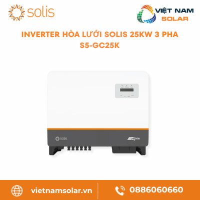 S5-GC25K - Inverter Hòa Lưới Solis 25KW 3 Pha