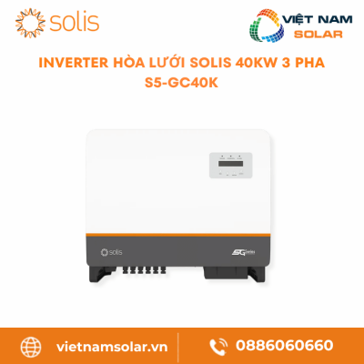 S5-GC40K - Inverter Hòa Lưới Solis 40KW 3 Pha