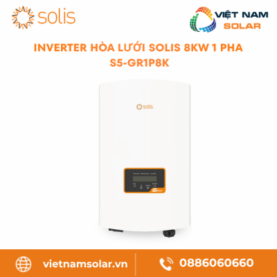 S5-GR1P8K - Inverter Hòa Lưới Solis 8KW 1 Pha