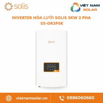 S5-GR3P5K - Inverter Hòa Lưới Solis 5KW 3 Pha