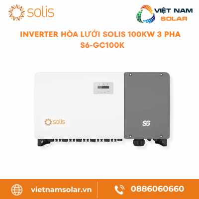 S6-GC100K - Inverter Hòa Lưới Solis 100KW 3 Pha