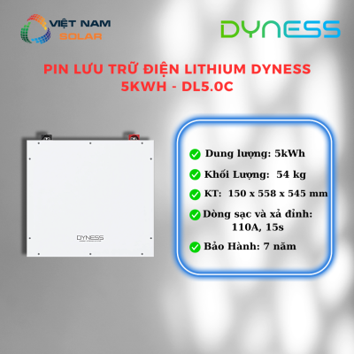 Pin Lưu Trữ Điện Lithium Dyness 5kWh - DL5.0C