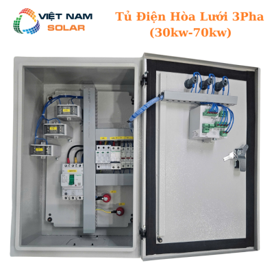 Tủ Điện Hòa Lưới 3 Pha 30KW - 70KW