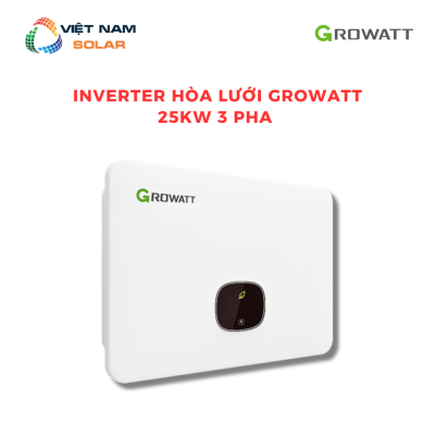 Inverter Hòa Lưới Growatt 25KW 3 pha [Giá Sỉ]