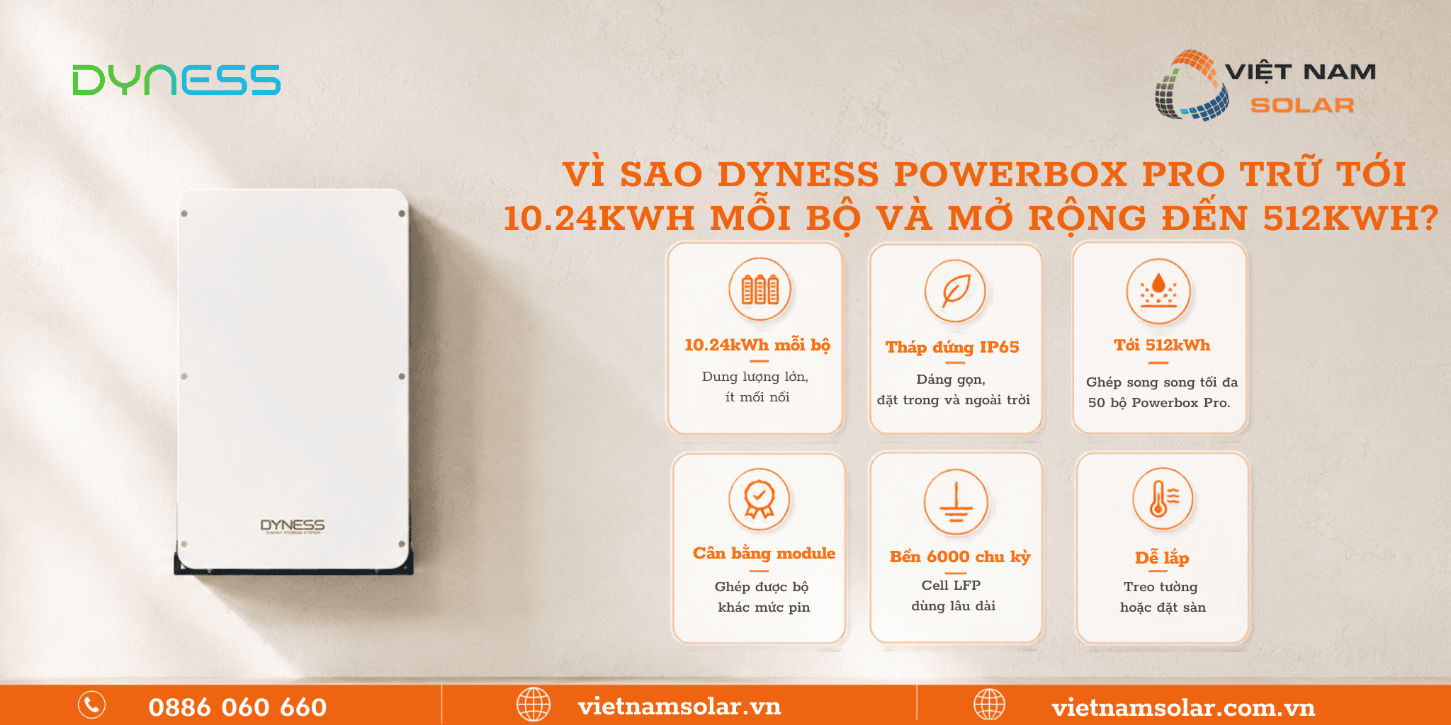 Powerbox Pro - Pin Lưu Trữ Điện Lithium Dyness Powerbox Pro 10.2kWh (IP 65) 1 diem manh pin luu tru dien lithium dyness 10 2kwh powerbox pro