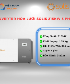 Inverter hòa lưới Solis 215 kW 3 pha - SOLIS-215K-EHV-5G-PLUS [Giá Sỉ]