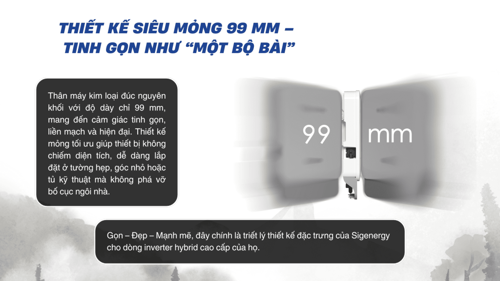 Inverter Hybrid Sigenergy 8KW 3 Pha - 8.0 TP2 1 Thiet Ke Sieu Mong 99 mm 1