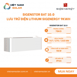 SigenStor BAT 10.0 - Lưu Trữ Điện Lithium Sigenergy 9kWh