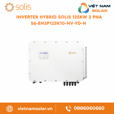 S6-EH3P125K10-NV-YD-H - Inverter Hybrid Solis 125kW 3 Pha (Áp Cao)