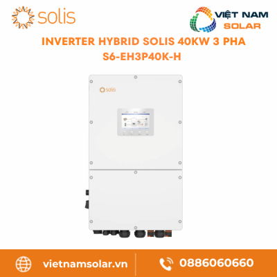 S6-EH3P40K-H - Inverter Hybrid Solis 40kW 3 Pha (Áp Cao)