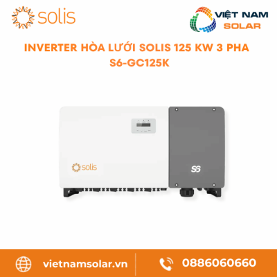 S6-GC125K - Inverter Hòa Lưới Solis 125 kW 3 Pha