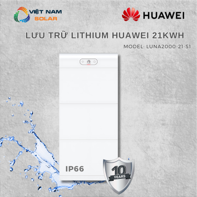 Pin Lưu Trữ Điện Lithium Huawei 21kWh - Bảo Hành 10 Năm - LUNA2000-21-S1