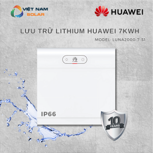 Pin Lưu Trữ Điện Lithium Huawei 7kWh - Bảo Hành 10 Năm - LUNA2000-7-S1